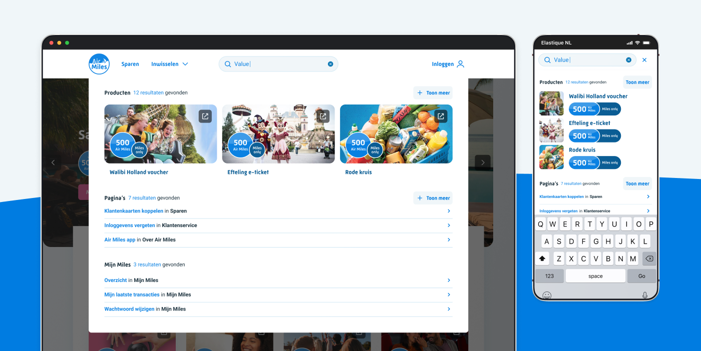 Search in Air Miles