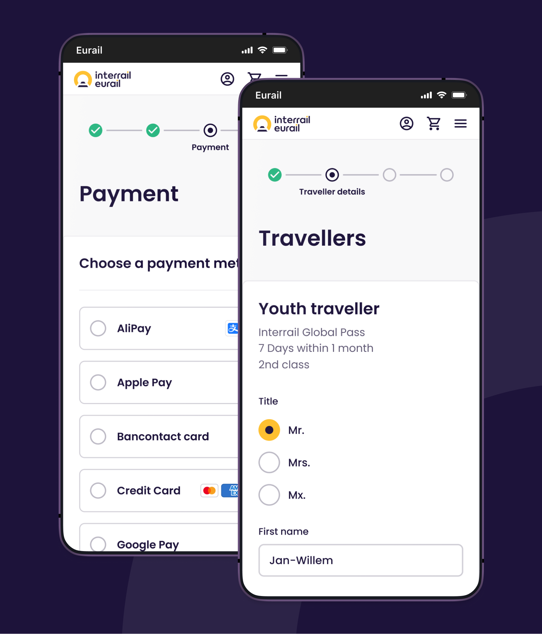 Pass checkout